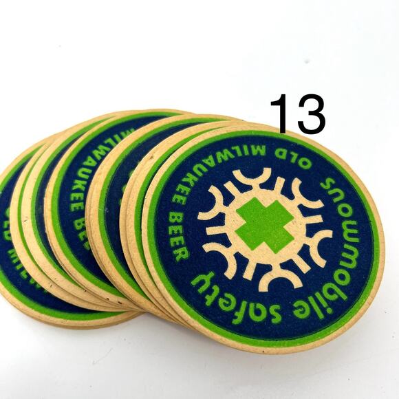 Vintage Lot of Beer Bar Coasters 46 Count - Picture 8 of 9